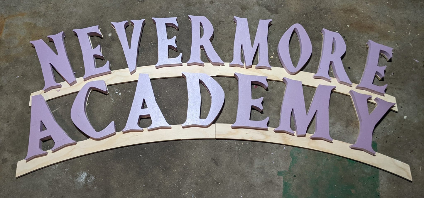 Stacked Arch Halloween Sign